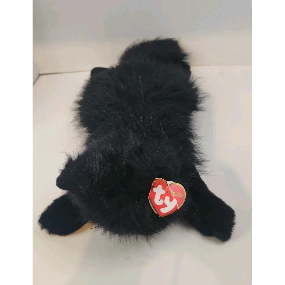VTG 2000 2001 Ty Classic ONYX Black Persian Cat 18